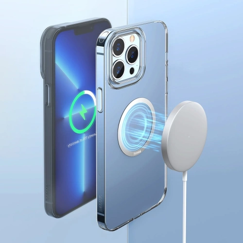 Magnetyczny pierścień Baseus Halo Series srebrny [2 PACK]