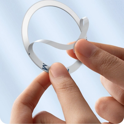 Magnetyczny pierścień Baseus Halo Series srebrny [2 PACK]
