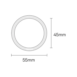 Hurtownia GSM - Magnetyczny pierścień Baseus Halo Series srebrny [2 PACK] - BSU3543 - {ean13} - Hurt