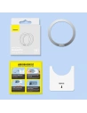 Hurtownia GSM - Magneticul inel Baseus Halo Series argintiu [2 PACK] - BSU3543 - {ean13} - Hurt