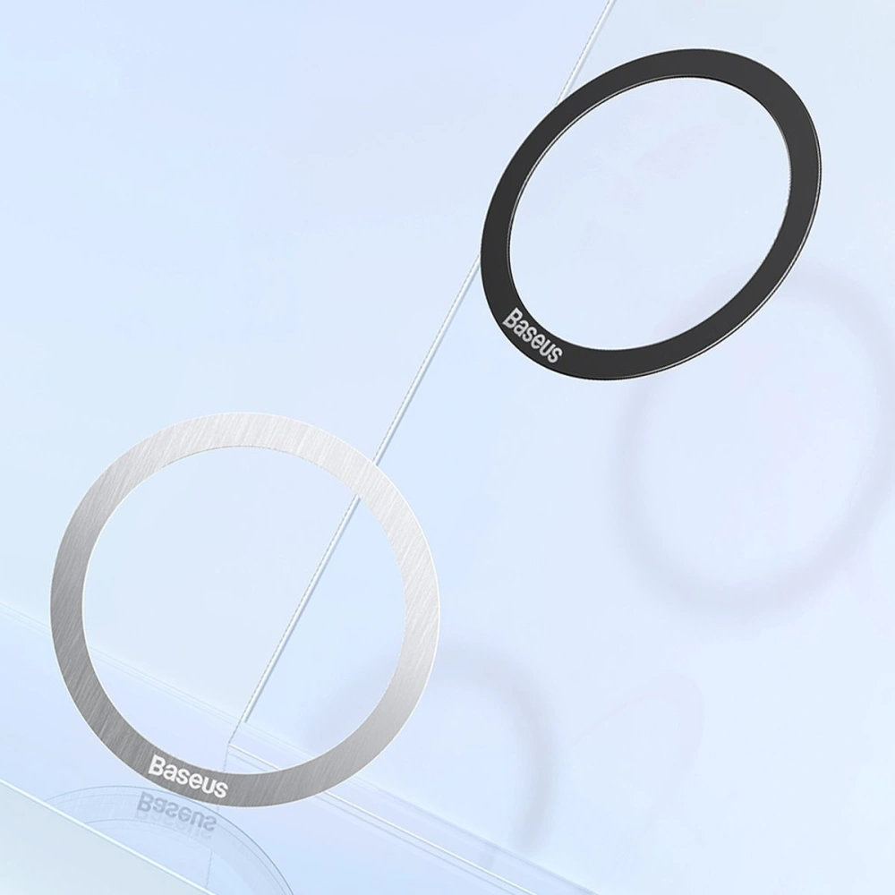 Hurtownia GSM - Magnetyczny pierścień Baseus Halo Series czarny [2 PACK] - BSU3544 - {ean13} - Hurt