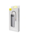 Wholesale HUB Baseus Metal Gleam USB-C 12w1 HDMI / DP / USB Type C / minijack 3.5mm / RJ45 / SD - BSU3545 - {ean13} - Hurt