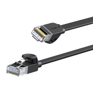 Wholesale Baseus Speed Six Flat Ethernet Cable RJ45 1000Mbps 1.5m black - BSU3548 - {ean13} - Hurt