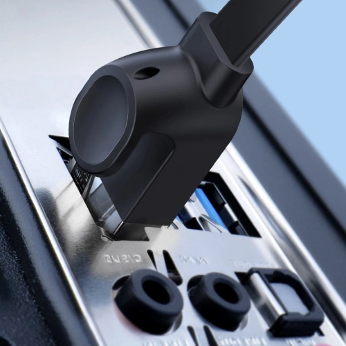 Płaski kabel sieciowy Baseus Speed Six RJ45 1000Mbps 1.5m czarny