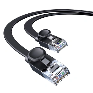 Hurtownia GSM - Lapított hálózati kábel Baseus Speed Six RJ45 1000Mbps 2m fekete - BSU3549 - {ean13} - Hurt