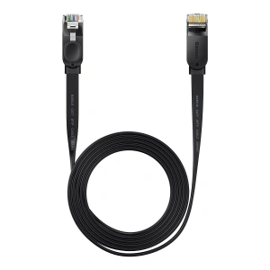 Hurtownia GSM - Lapított hálózati kábel Baseus Speed Six RJ45 1000Mbps 2m fekete - BSU3549 - {ean13} - Hurt