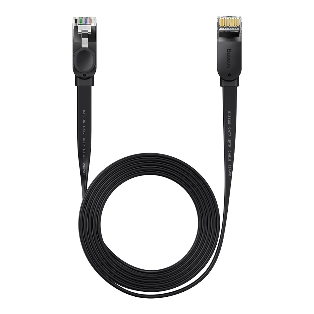 Hurtownia GSM - Flaches Netzwerkkabel Baseus Speed Six RJ45 1000Mbps 2m schwarz - BSU3549 - {ean13} - Hurt