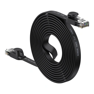 Hurtownia GSM - Lapított hálózati kábel Baseus Speed Six RJ45 1000Mbps 10m fekete - BSU3550 - {ean13} - Hurt