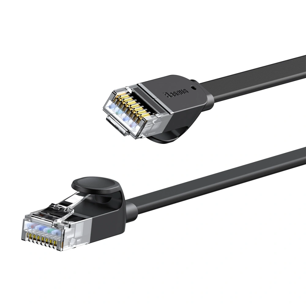 Hurtownia GSM - Flaches Netzwerkkabel Baseus Speed Six RJ45 1000Mbps 10m schwarz - BSU3550 - {ean13} - Hurt