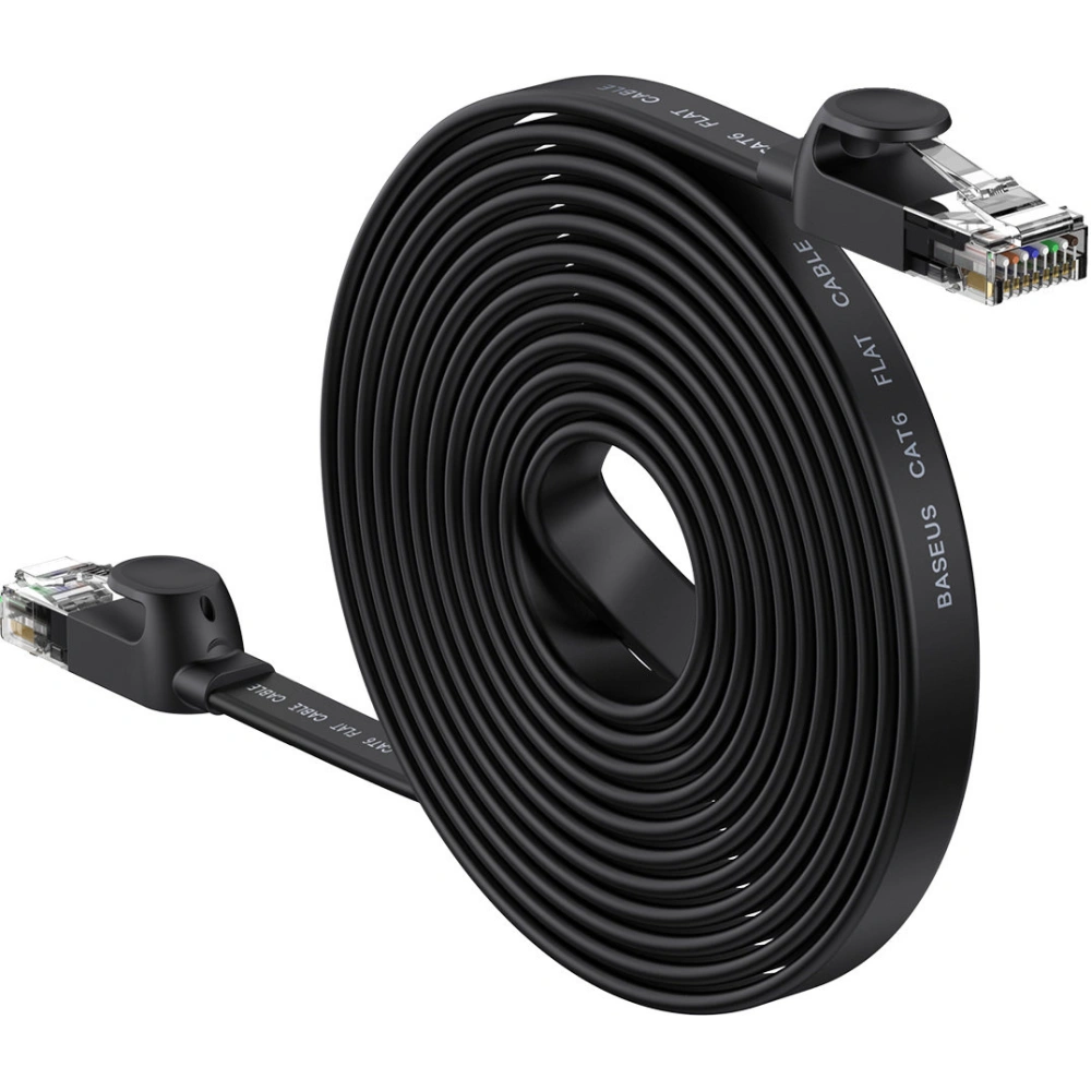 Wholesale Baseus Speed Six Flat Ethernet Cable RJ45 1000Mbps 15m black - BSU3551 - {ean13} - Hurt
