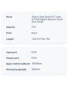 Hurtownia GSM - Cablul de rețea plat Baseus Speed Six RJ45 1000Mbps 15m negru - BSU3551 - {ean13} - Hurt