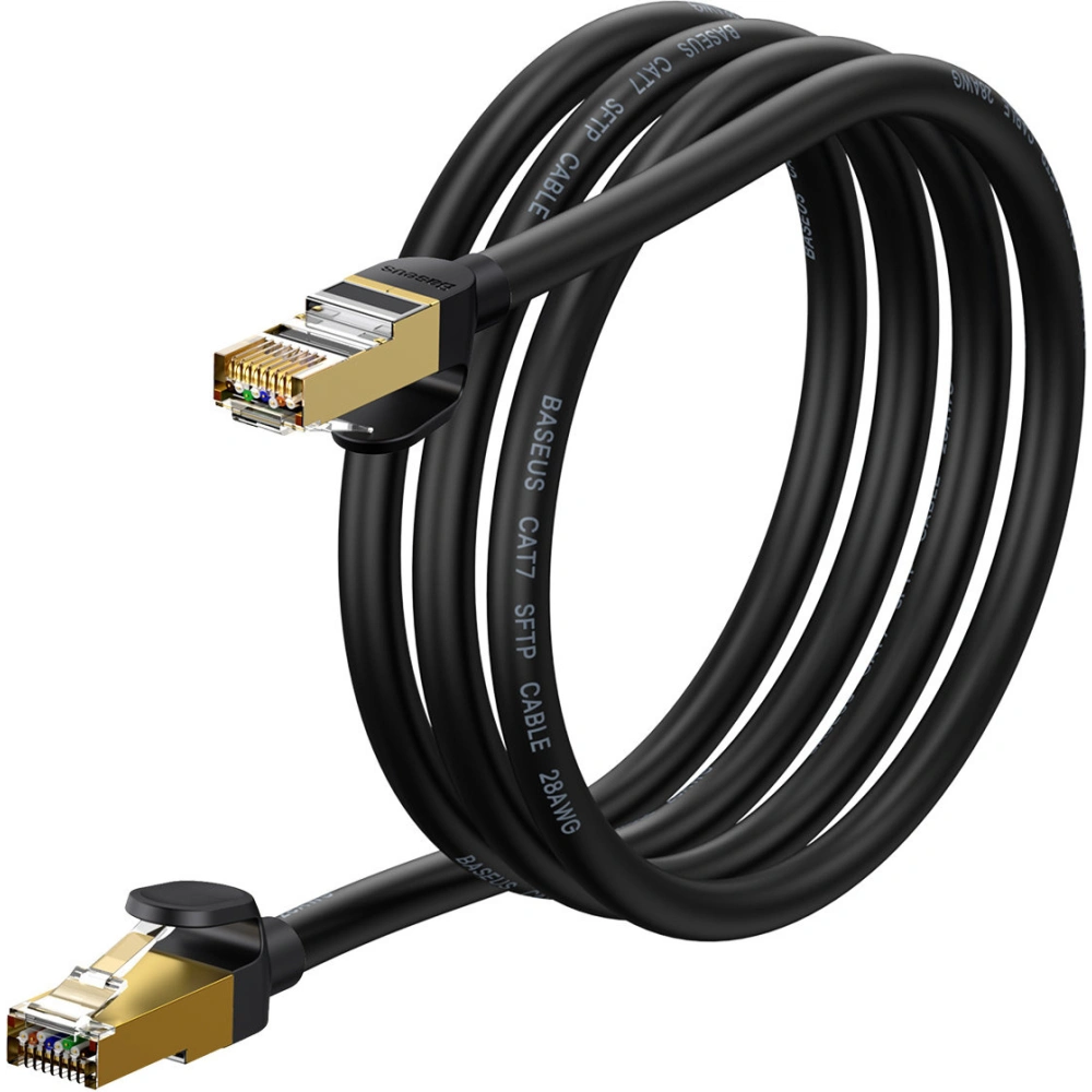 Wholesale Ethernet Cable Baseus Speed Seven RJ45 10Gbps 1.5m black - BSU3552 - {ean13} - Hurt