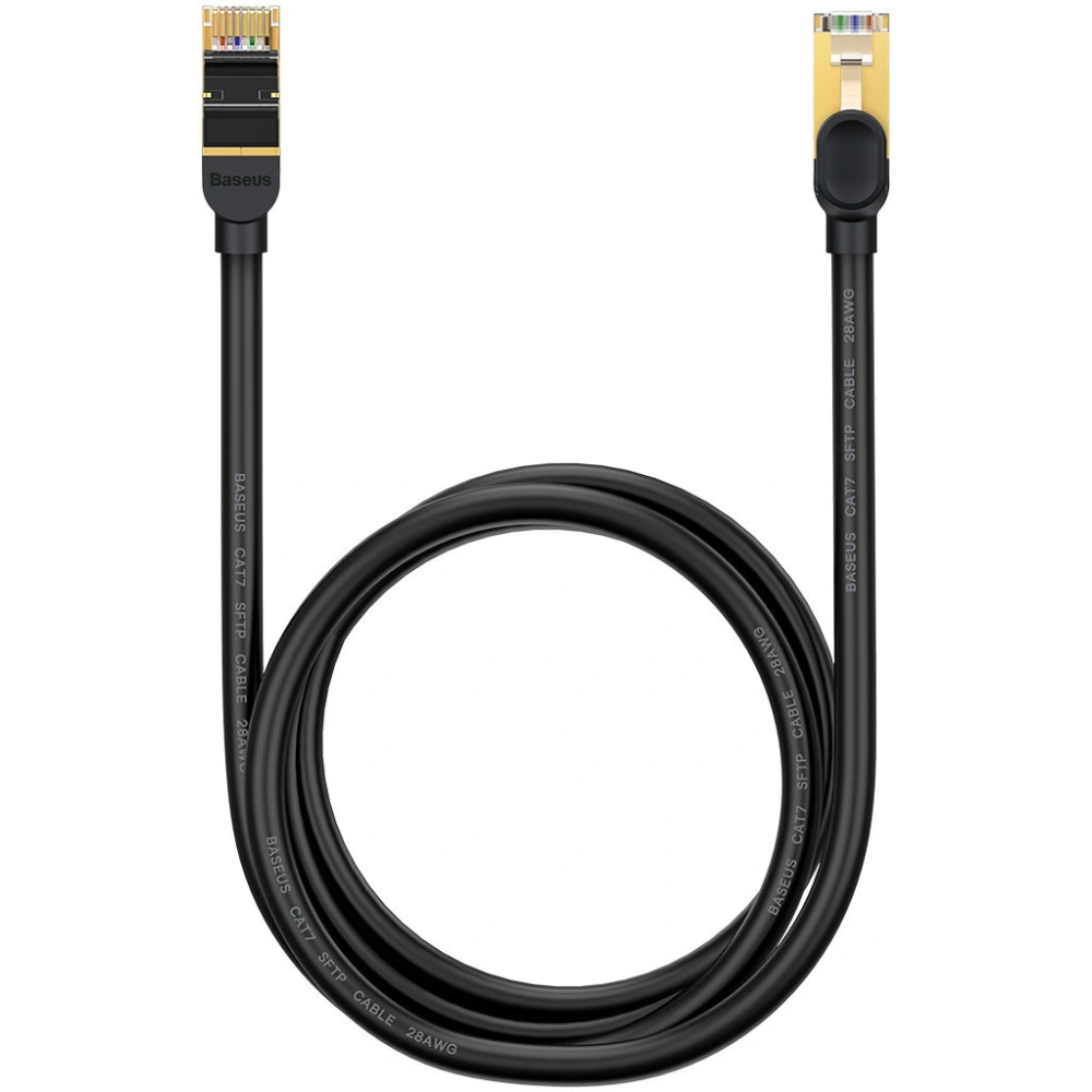 Wholesale Ethernet Cable Baseus Speed Seven RJ45 10Gbps 1.5m black - BSU3552 - {ean13} - Hurt