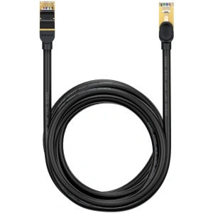 Kabel sieciowy Baseus Speed Seven RJ45 10Gbps 5m czarny