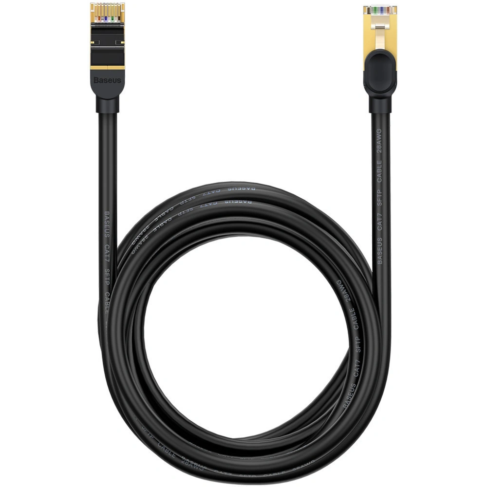 Wholesale Ethernet Cable Baseus Speed Seven RJ45 10Gbps 5m black - BSU3554 - {ean13} - Hurt