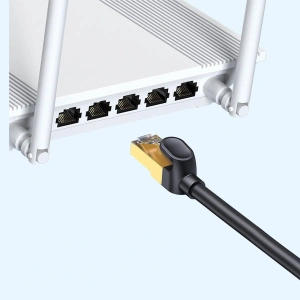 Hurtownia GSM - Hálózati kábel Baseus Speed Seven RJ45 10Gbps 8m fekete - BSU3555 - {ean13} - Hurt