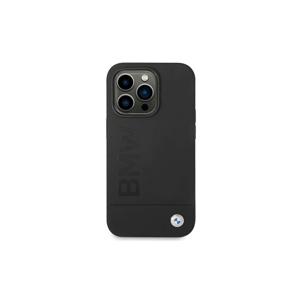 Hurtownia GSM - Etui BMW BMHMP14LSLBLBK Apple iPhone 14 Pro černý/black hardcase Silicone Signature Logo Magsafe - BMW300 - {ean13} - Hurt