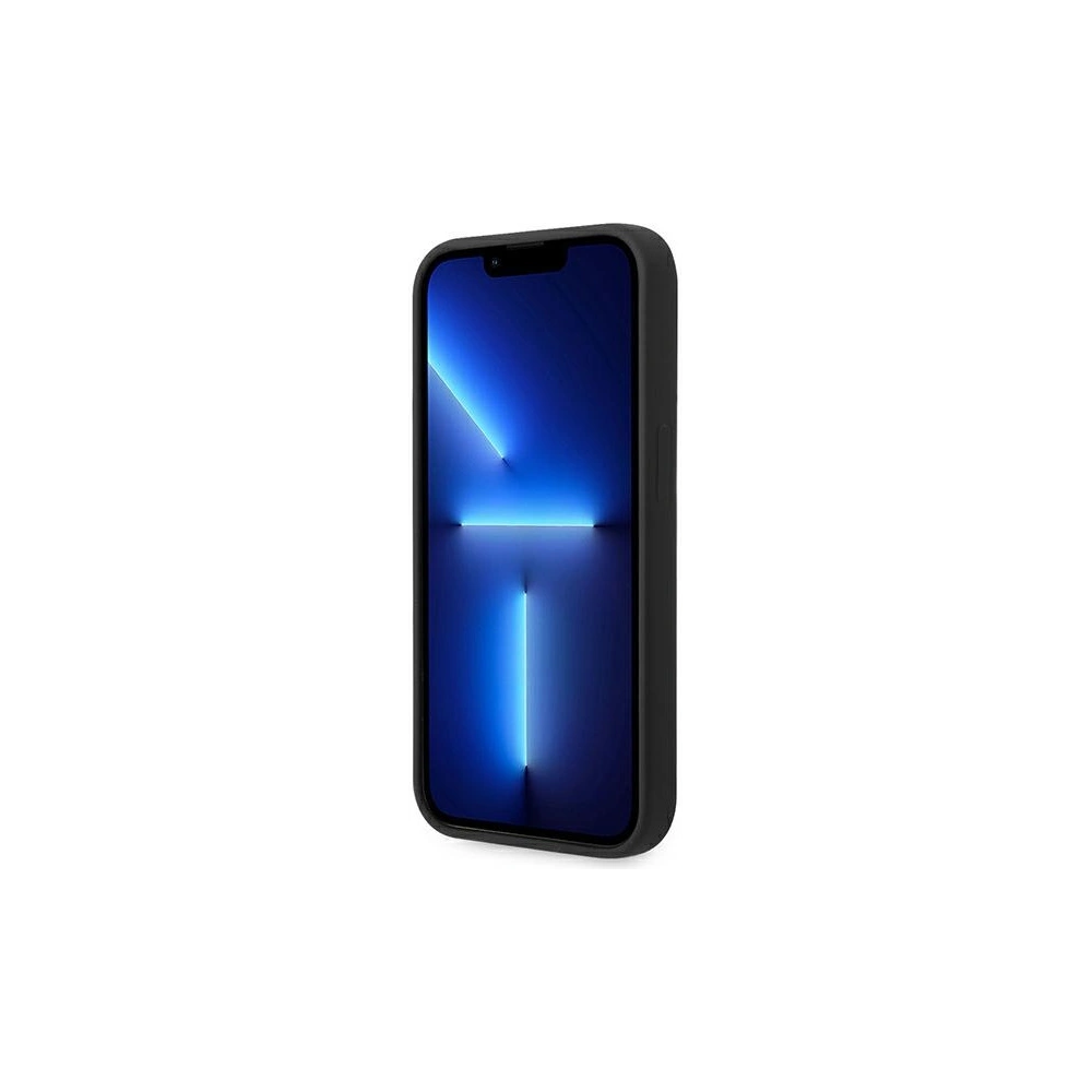 Wholesale BMW BMHMP14LSLBLBK Apple iPhone 14 Pro black hardcase Silicone Signature Logo Magsafe - BMW300 - {ean13} - Hurt