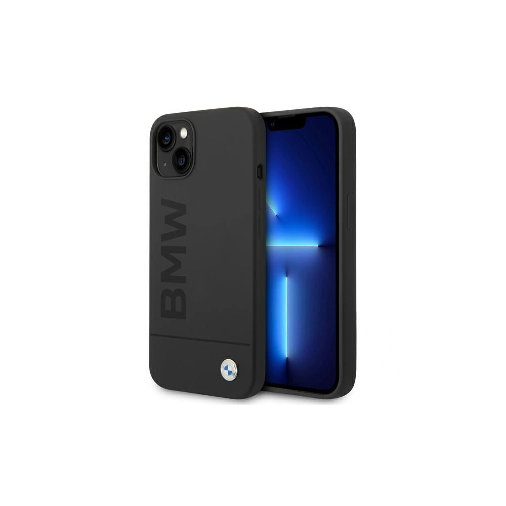 Hurtownia GSM - Etui BMW BMHMP14MSLBLBK Apple iPhone 14 Plus / 15 Plus černý/black hardcase Silicone Signature Logo Magsafe - BMW301 - {ean13} - Hurt