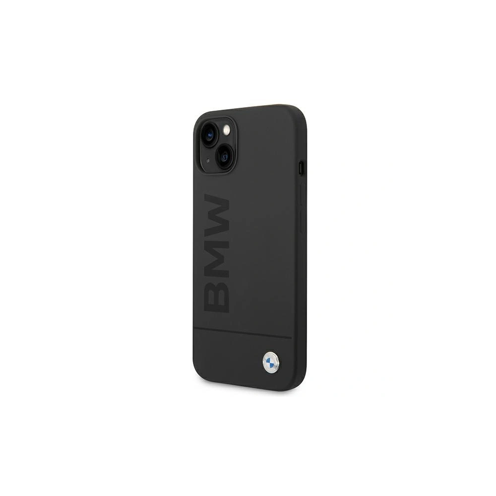 Hurtownia GSM - Etui BMW BMHMP14MSLBLBK Apple iPhone 14 Plus / 15 Plus fekete/hardcase Szilikon Signature Logo Magsafe - BMW301 - {ean13} - Hurt