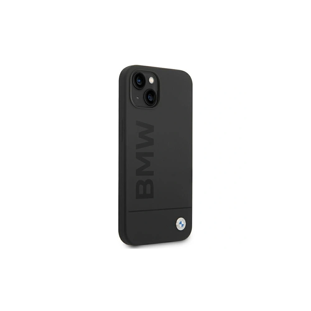 Hurtownia GSM - Case BMW BMHMP14MSLBLBK Apple iPhone 14 Plus / 15 Plus schwarz/black Hardcase Silikon Signatur Logo Magsafe - BMW301 - {ean13} - Hurt