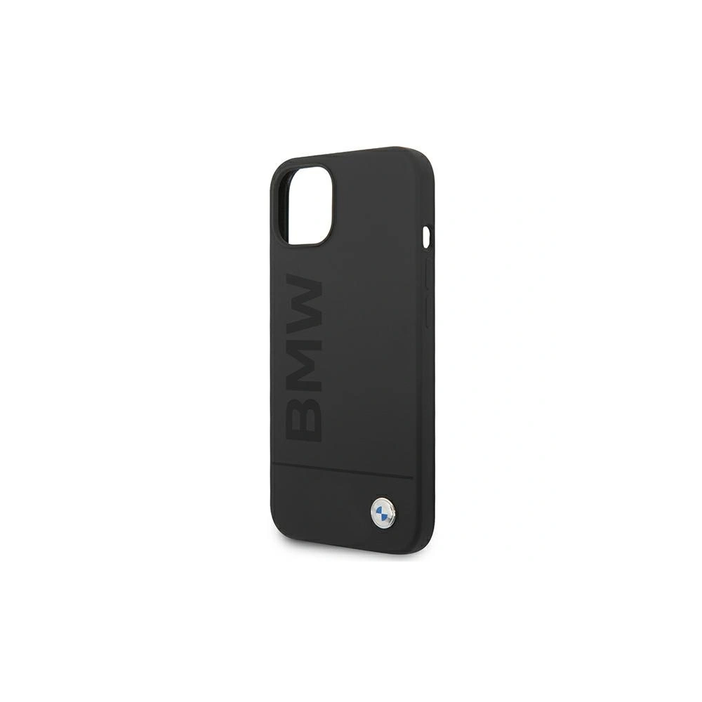 Hurtownia GSM - Case BMW BMHMP14MSLBLBK Apple iPhone 14 Plus / 15 Plus schwarz/black Hardcase Silikon Signatur Logo Magsafe - BMW301 - {ean13} - Hurt