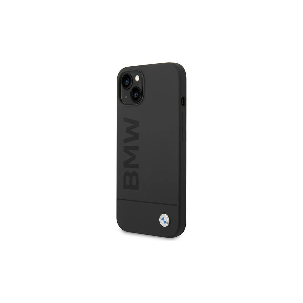 Hurtownia GSM - Etui BMW BMHMP14SSLBLBK Apple iPhone 14 černý/black hardcase Silicone Signature Logo Magsafe - BMW302 - {ean13} - Hurt