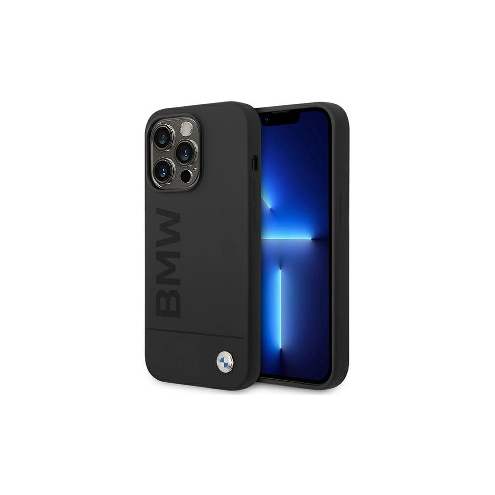 Hurtownia GSM - Etui BMW BMHMP14XSLBLBK Apple iPhone 14 Pro Max fekete/black hardcase Silicone Signature Logo Magsafe - BMW303 - {ean13} - Hurt
