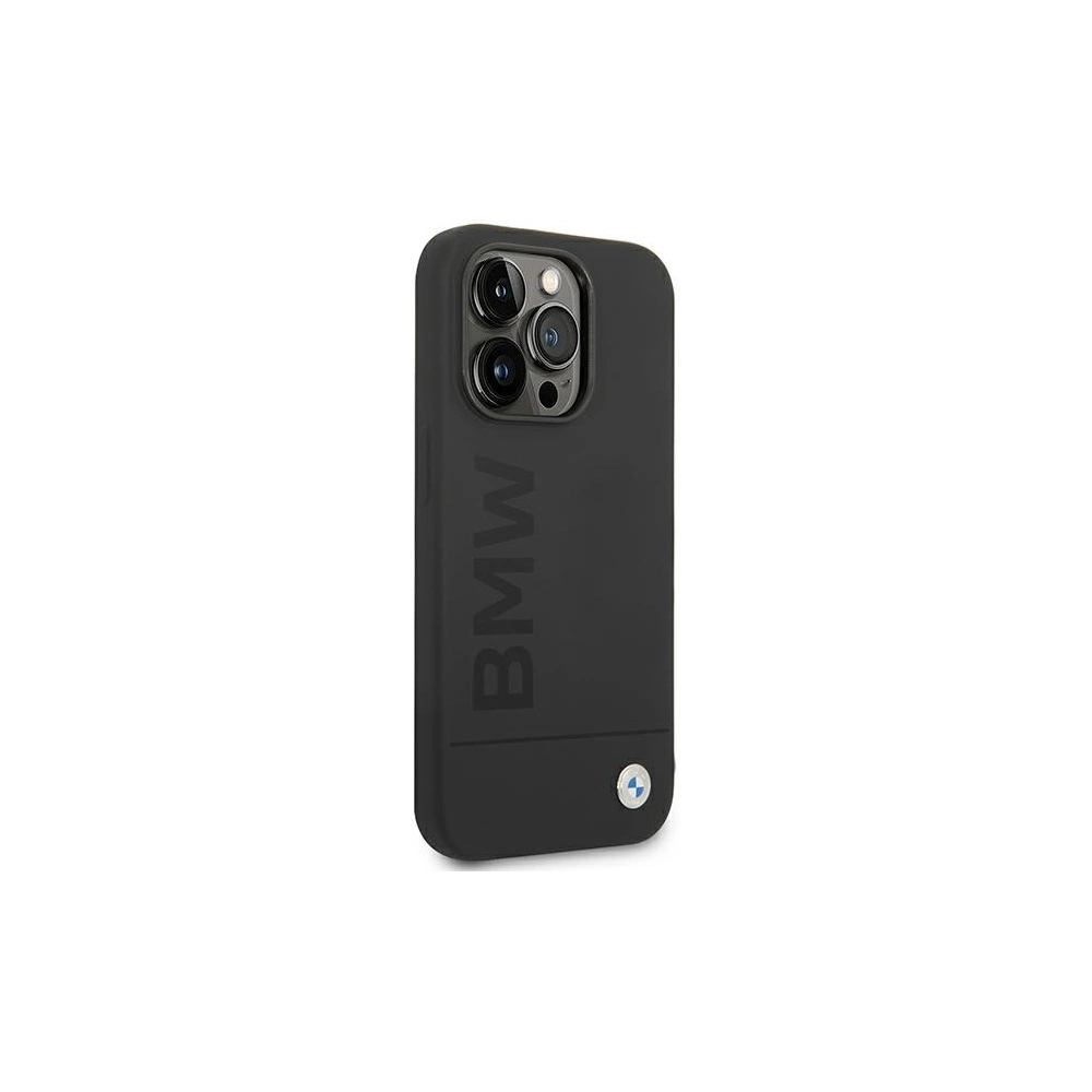 Hurtownia GSM - Etui BMW BMHMP14XSLBLBK Apple iPhone 14 Pro Max fekete/black hardcase Silicone Signature Logo Magsafe - BMW303 - {ean13} - Hurt