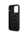 Wholesale BMW BMHMP14XSLBLBK Apple iPhone 14 Pro Max black hardcase Silicone Signature Logo Magsafe - BMW303 - {ean13} - Hurt