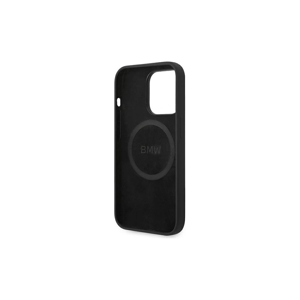 Hurtownia GSM - Etui BMW BMHMP14XSLBLBK Apple iPhone 14 Pro Max fekete/black hardcase Silicone Signature Logo Magsafe - BMW303 - {ean13} - Hurt