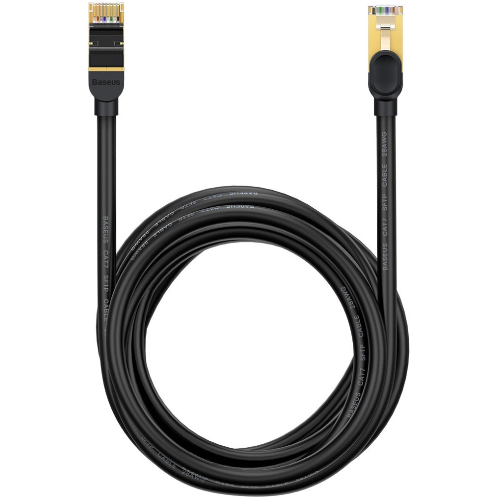 Wholesale Ethernet Cable Baseus Speed Seven RJ45 10Gbps 10m black - BSU3556 - {ean13} - Hurt