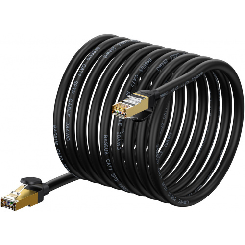 Baseus Distributor - 6932172611422 - BSU3557 - Ethernet Cable Baseus Speed Seven RJ45 10Gbps 15m black - B2B homescreen