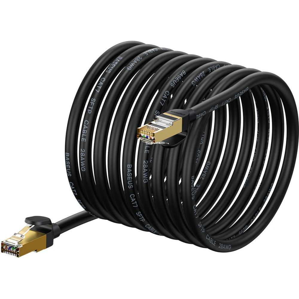 Wholesale Ethernet Cable Baseus Speed Seven RJ45 10Gbps 15m black - BSU3557 - {ean13} - Hurt