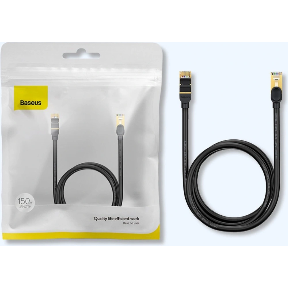 Wholesale Ethernet Cable Baseus Speed Seven RJ45 10Gbps 15m black - BSU3557 - {ean13} - Hurt