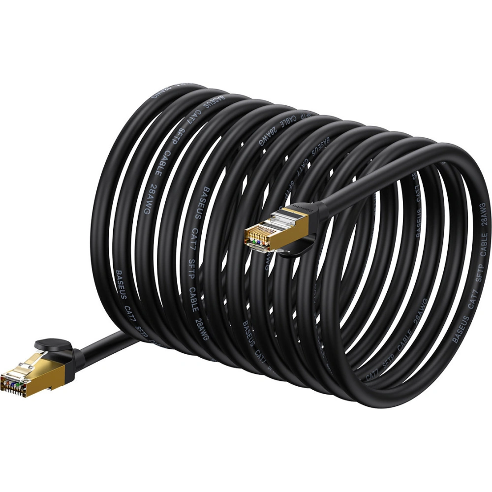 Wholesale Ethernet Cable Baseus Speed Seven RJ45 10Gbps 30m black - BSU3559 - {ean13} - Hurt