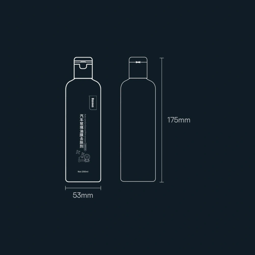 Hurtownia GSM - Mléko na čištění oken Baseus Auto-care 200ml - BSU3560 - {ean13} - Hurt
