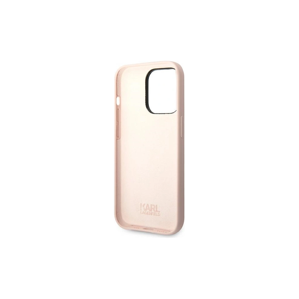 Hurtownia GSM - Etui Karl Lagerfeld KLHCP14LSLCTPI Apple iPhone 14 Pro hardcase roz cu luminiță / light pink Silicone Choupette Body - KLD1073 - {ean13} - Hurt