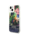 Hurtownia GSM - Etui Guess GUHCP14SLFLSB Apple iPhone 14 albastru/blue hardcase Flower Liquid Glitter - GUE2062 - {ean13} - Hurt