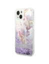 Hurtownia GSM - Etui Guess GUHCP14SLFLSU Apple iPhone 14 lila/purple kemény hátlap Virágos Folyékony Csillám - GUE2064 - {ean13} - Hurt