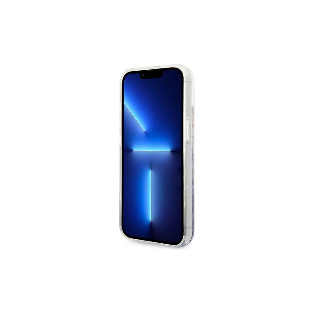 Hurtownia GSM - Etui Guess GUHCP14SLFLSU Apple iPhone 14 lila/purple kemény hátlap Virágos Folyékony Csillám - GUE2064 - {ean13} - Hurt