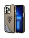 Etui Guess GUHCP14XLFCTPK Apple iPhone 14 Pro Max negru/black hardcase Liquid Glitter Palm Collection