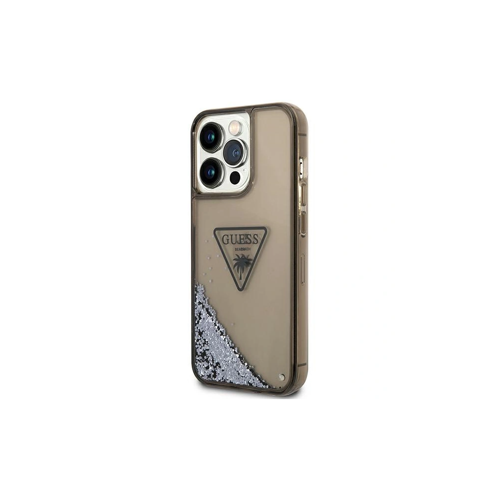 Hurtownia GSM - Case Guess GUHCP14XLFCTPK Apple iPhone 14 Pro Max schwarz/black hardcase Liquid Glitter Palm Collection - GUE2065 - {ean13} - Hurt