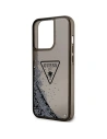 Wholesale Guess GUHCP14XLFCTPK Apple iPhone 14 Pro Max black hardcase Liquid Glitter Palm Collection - GUE2065 - {ean13} - Hurt
