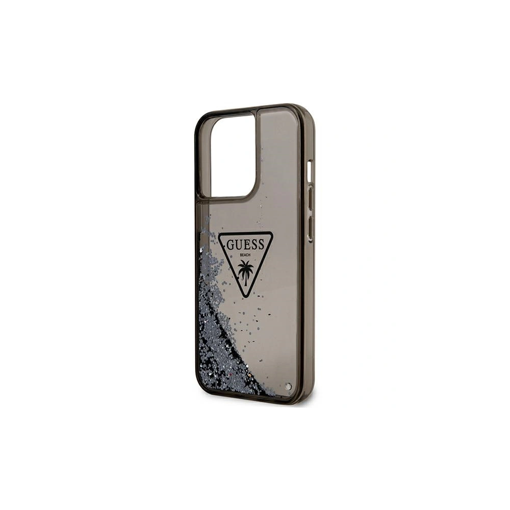 Hurtownia GSM - Case Guess GUHCP14XLFCTPK Apple iPhone 14 Pro Max schwarz/black hardcase Liquid Glitter Palm Collection - GUE2065 - {ean13} - Hurt