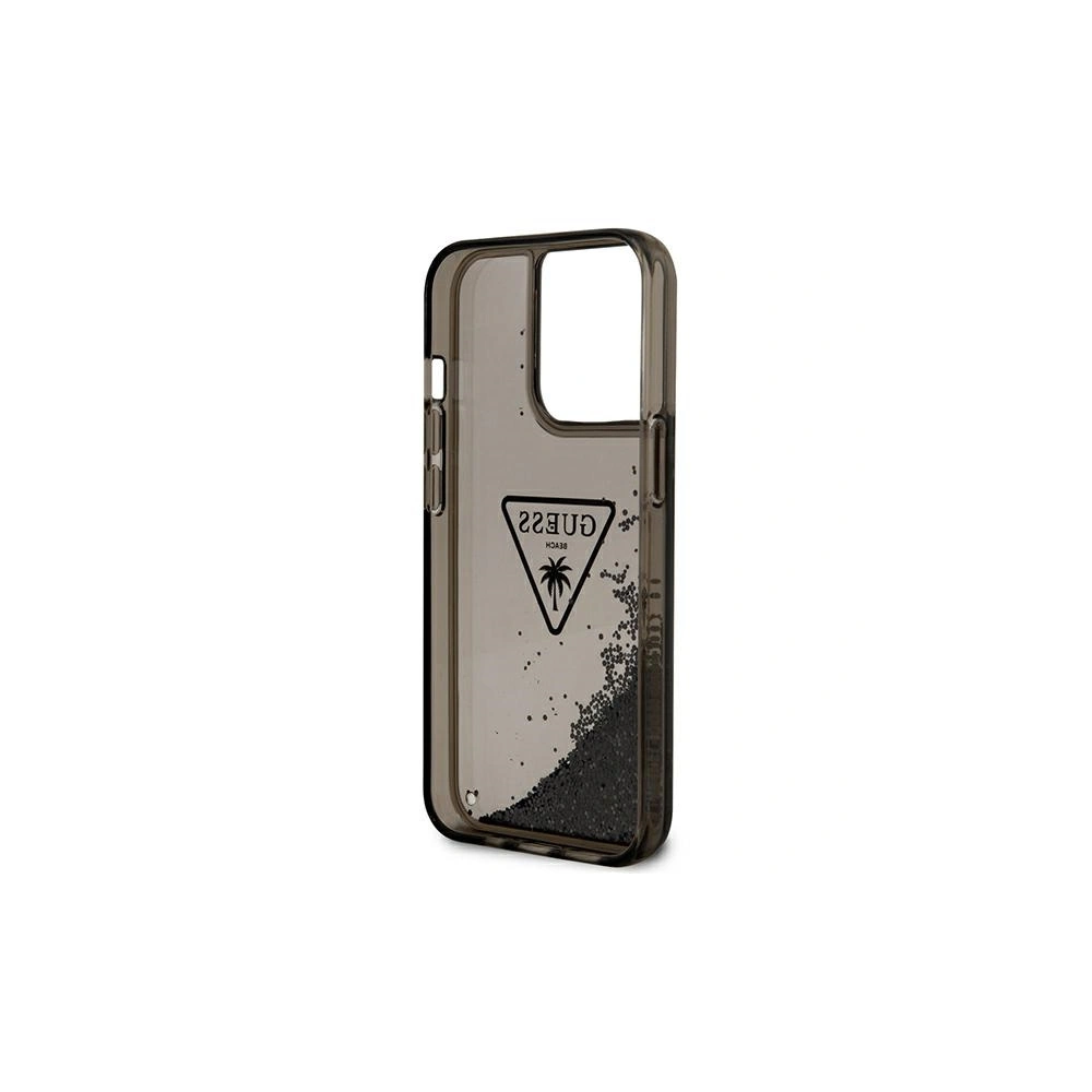 Hurtownia GSM - Case Guess GUHCP14XLFCTPK Apple iPhone 14 Pro Max schwarz/black hardcase Liquid Glitter Palm Collection - GUE2065 - {ean13} - Hurt