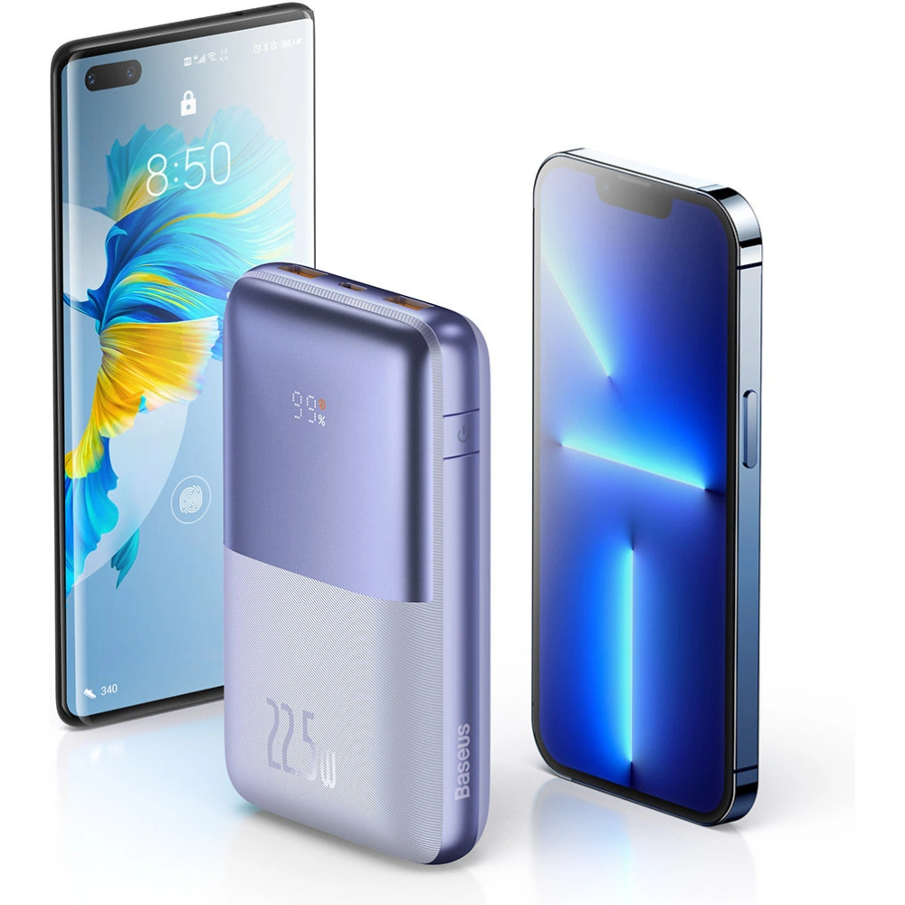 Wholesale Powerbank Baseus Bipow Pro 20000mAh 22.5W + USB-A - USB-C cable 3A 0.3m purple - BSU3562 - {ean13} - Hurt