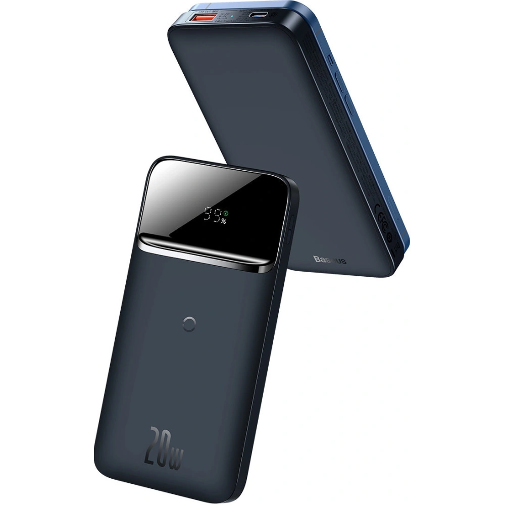 Hurtownia GSM - Powerbank Baseus Magnetic 10000mAh 20W Übersee-Ausgabe + USB-A - USB-C Kabel in Navyblau - BSU3563 - {ean13} - Hurt