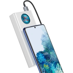 Powerbank Baseus Amblight 65W 30000mAh Overseas Edition biały