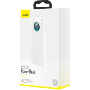 Powerbank Baseus Amblight 65W 30000mAh Overseas Edition biały